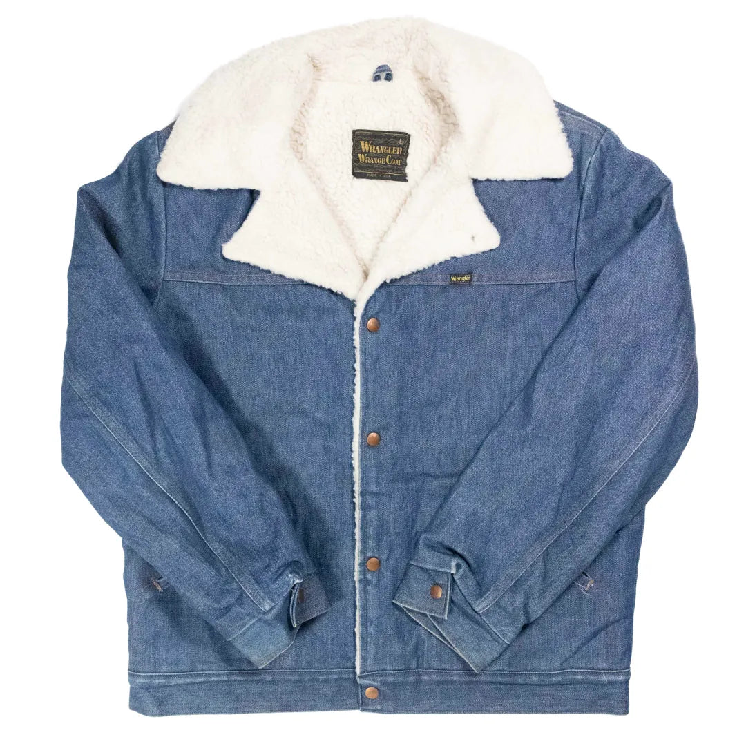 80s「Wrangler」Denim boa jacket|1980年代「ラングラー」デニムボアジャケット