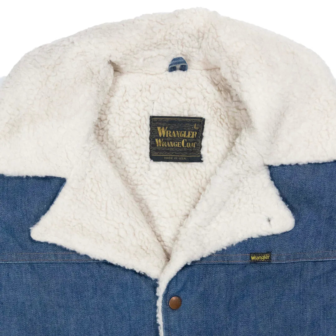 80s「Wrangler」Denim boa jacket|1980年代「ラングラー」デニムボアジャケット