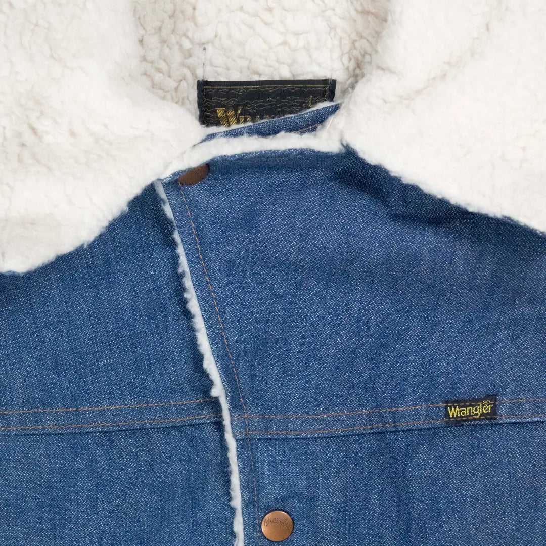 80s「Wrangler」Denim boa jacket|1980年代「ラングラー」デニムボアジャケット