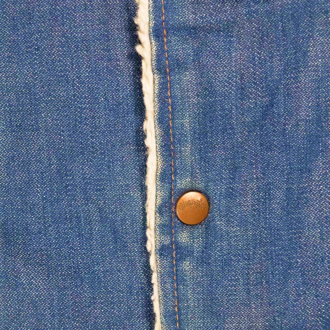 80s「Wrangler」Denim boa jacket|1980年代「ラングラー」デニムボアジャケット