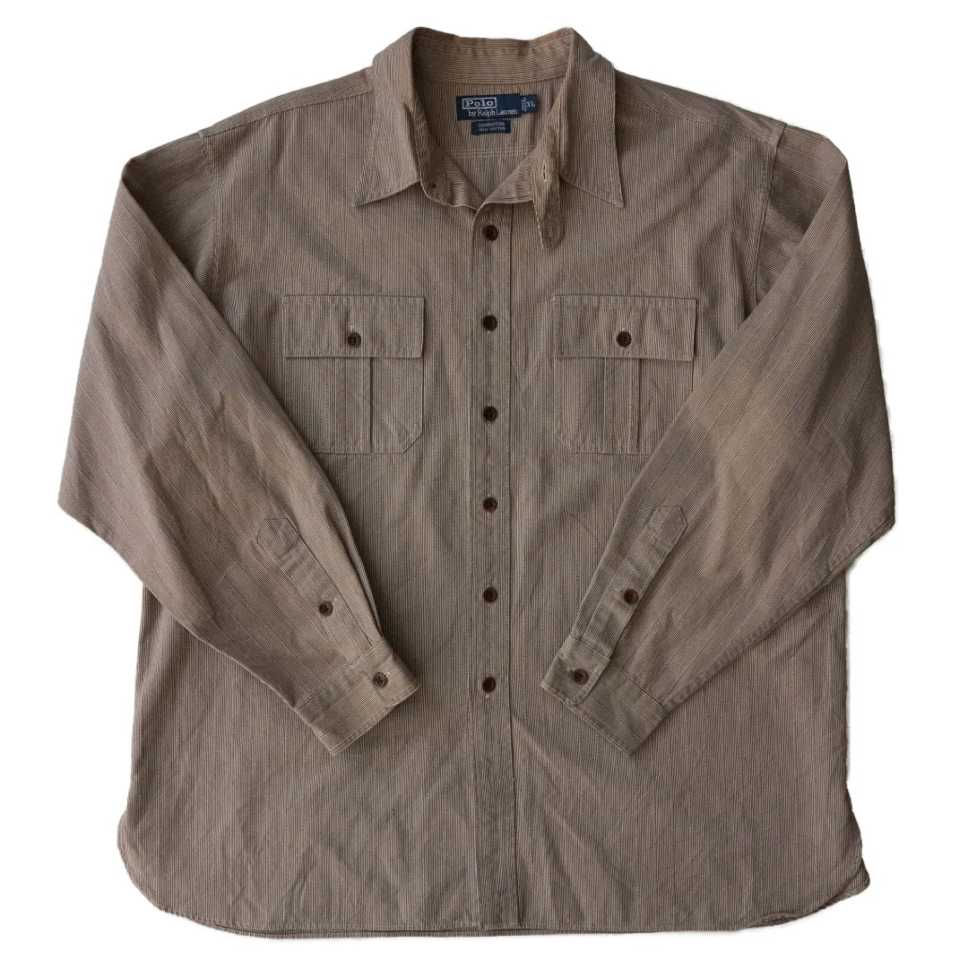 90s~「Ralph Lauren」Work shirt|1990年代~「ラルフローレン」ワークシャツ