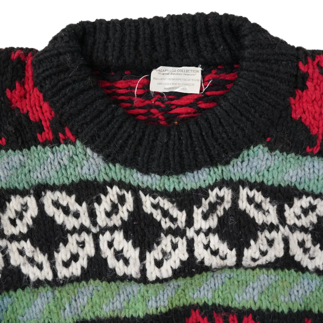 90s「Hand made」Ecuador knit|1990年代「ハンドメイド」エクアドルニット