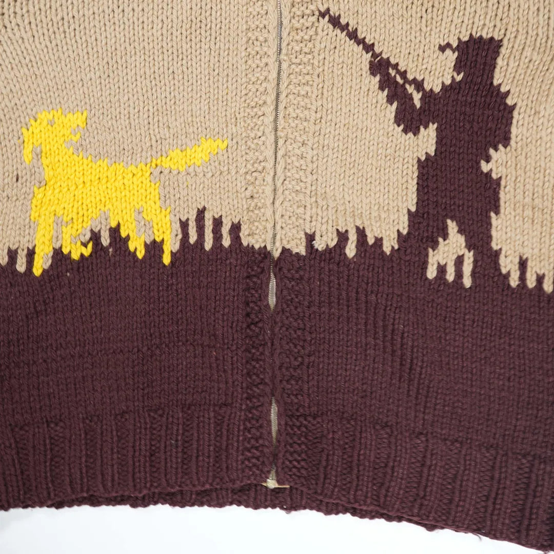 60s「unknown」Cowichan knit|1960年代「ブランド不明」カウチンニット