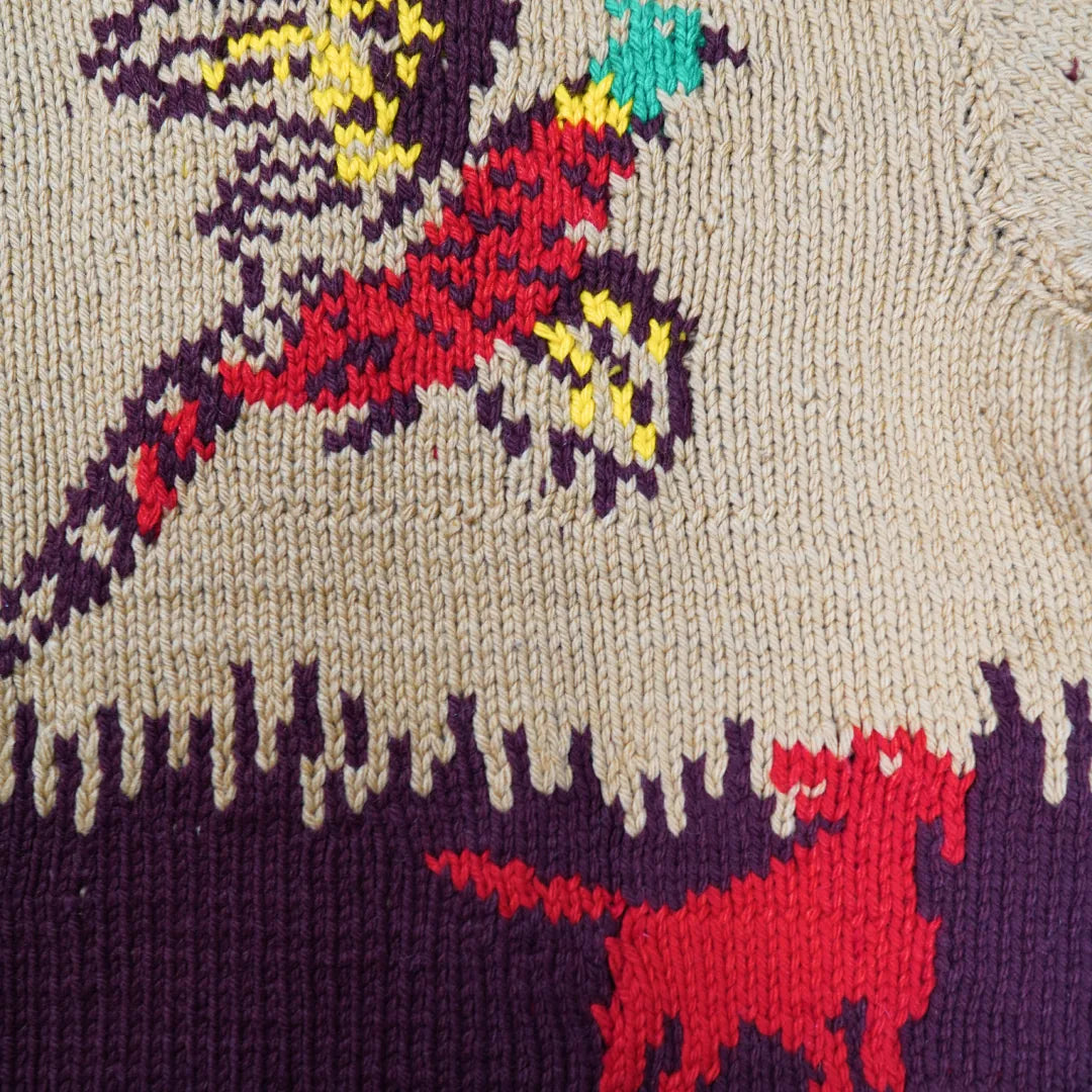 60s「unknown」Cowichan knit|1960年代「ブランド不明」カウチンニット