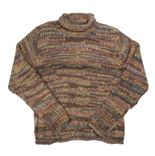 00s「Columbia」Roll neck knit