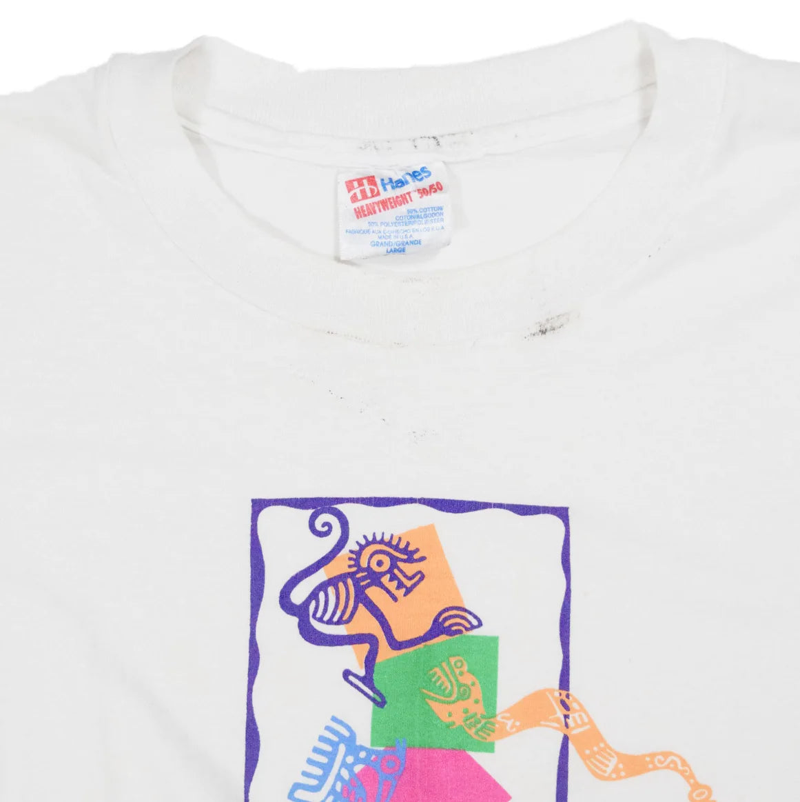 90s「Hanes」Chameleon T-shirt｜1990年代「ヘインズ」カメレオンTシャツ