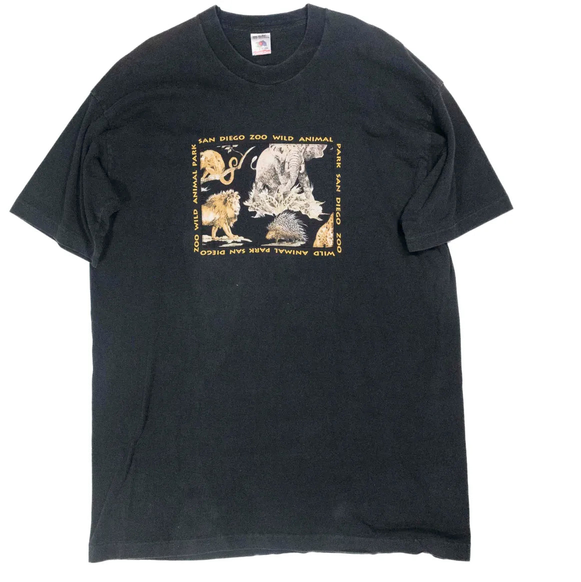 90s「Fruit of the loom」Animal T-shirt」｜1990年代「フルーツオブザルーム」アニマルTシャツ