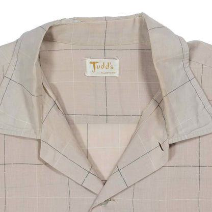 60s「Judd‘ｓ」Box check shirt｜1960年代「ジャッズ」ボックスチェックシャツ