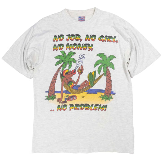 00s「American Zone」No problem T-shirt｜2000年代「アメリカンゾーン」ノープロブレムTシャツ