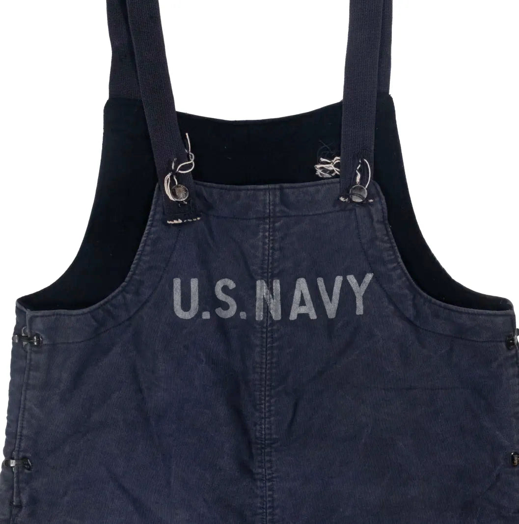 40s「US Navy」Deck overalls｜1940年代「アメリカ海軍」デッキオーバーオール