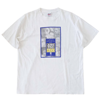 90s「Anvil」Aids walk T-shirt｜1990年代「アンビル」エイズウオークTシャツ