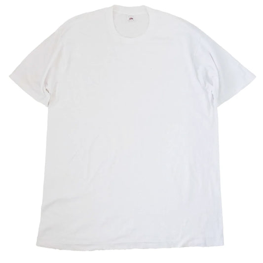 80s~「Fruit of the loom」Plain color T-shirt