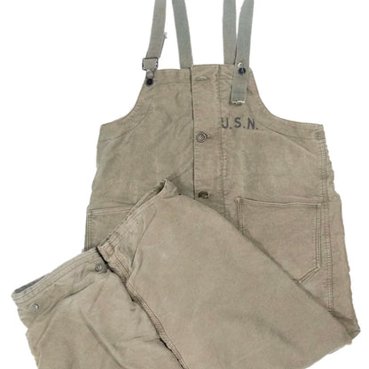 40s「US.Navy」Deck overalls｜1940年代「アメリカ海軍」デッキオーバーオール