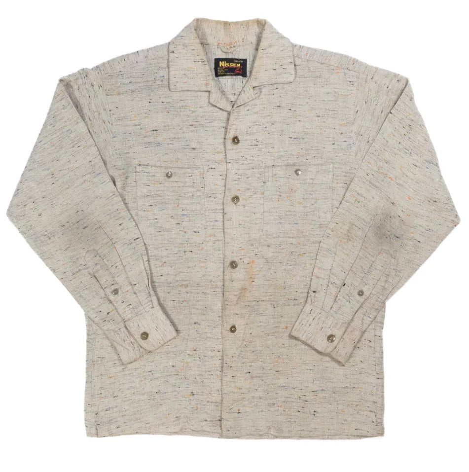 50s~ 「Nissen」Japanese vintage shirt｜1950年代～「ニッセン」ジャパンヴィンテージシャツ