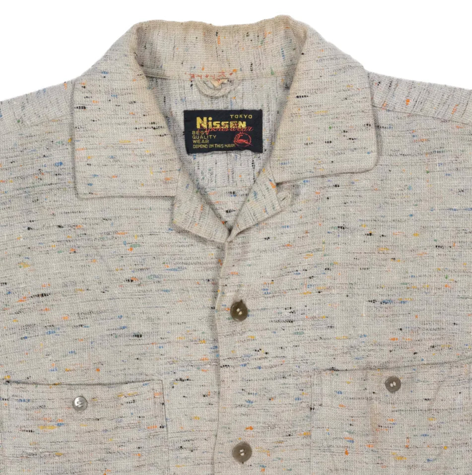 50s~ 「Nissen」Japanese vintage shirt｜1950年代～「ニッセン」ジャパンヴィンテージシャツ