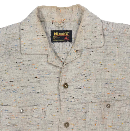 50s~ 「Nissen」Japanese vintage shirt｜1950年代～「ニッセン」ジャパンヴィンテージシャツ