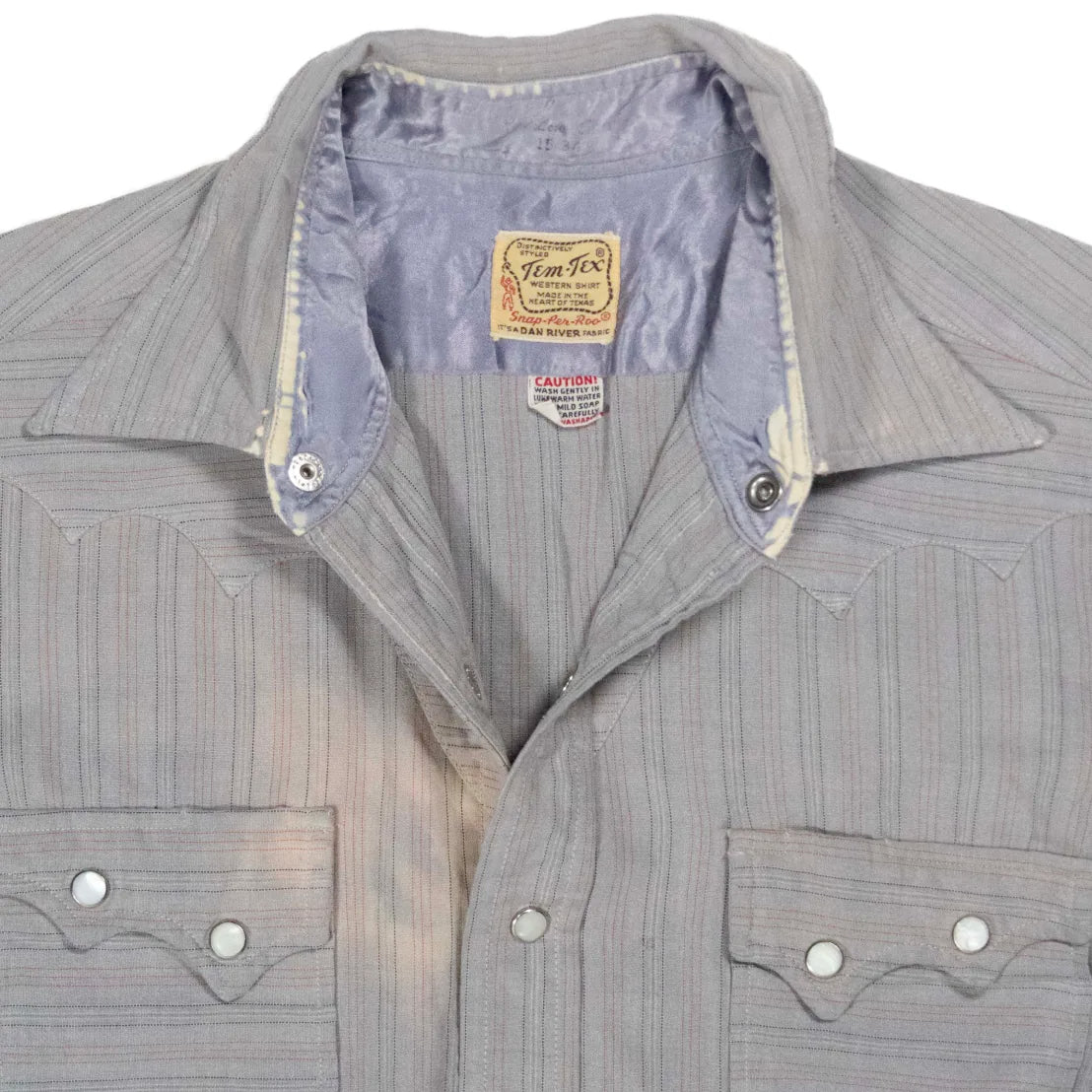 50s「Tem-Tex」Western shirt｜1950年代「テムテックス」ウエスタンシャツ