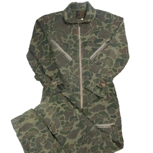 70s「US.Army」Duck hunter camo All-in-one｜1970年代「アメリカ軍」ダックハンターカモ オールインワン