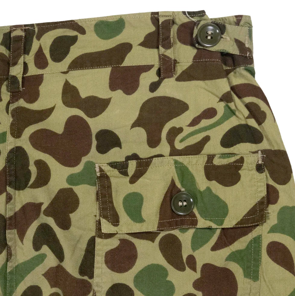 50s ダックハンターカモ ベイカーパンツ 迷彩 ヴィンテージ 50s「Duck hunter camouflage」Baker pants|1950年代「ダック