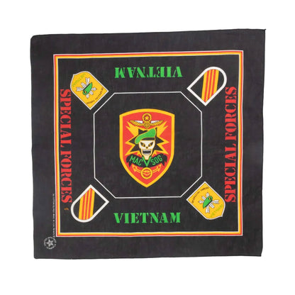 「Vintage」VIETNAM WAR MAC V SOG US Special Forces bandana｜「ヴィンテージ」ベトナム戦争MAC V-SOG