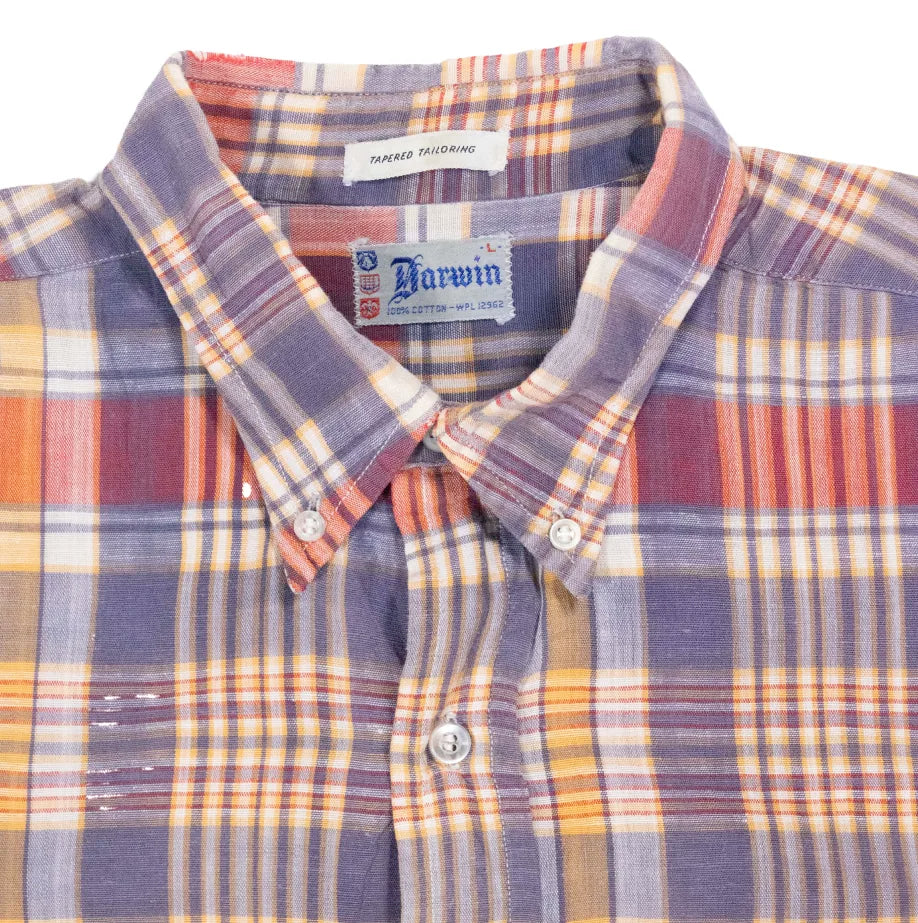 60s「DARWIN」check shirt｜1960年代「ダーウィン」チェックシャツ