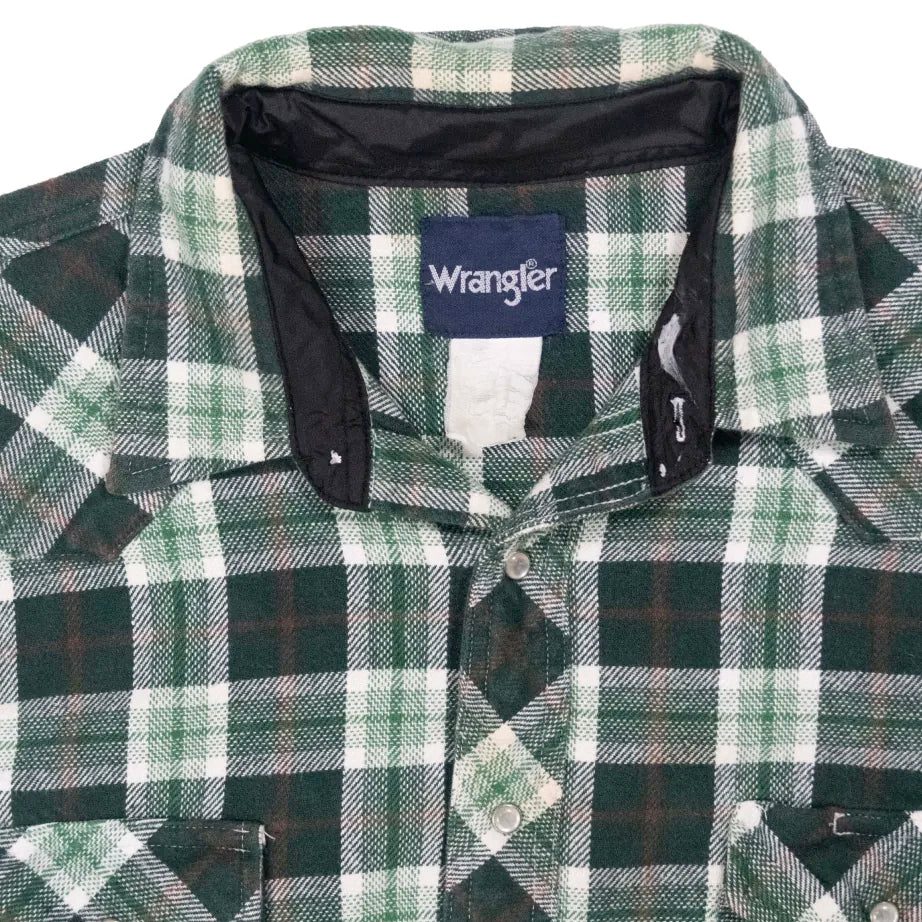 90s「Wrangler」Heavy flannel shirt｜1990年代「ラングラー」ヘビーネルシャツ