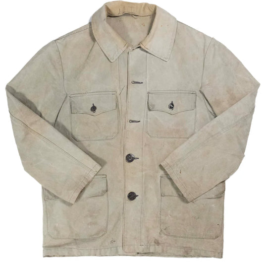 30s「French vintage」Animal button Hunting jacket｜1930年代「フランスヴィンテージ」アニマルボタン ハンティングジャケット