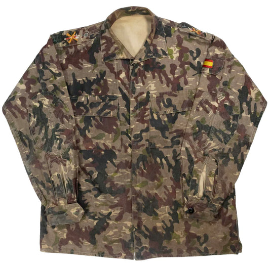 80s「Spanish Army」jigsaw pattern jacket｜1980年代「スペイン軍」ジグソーパターンジャケット