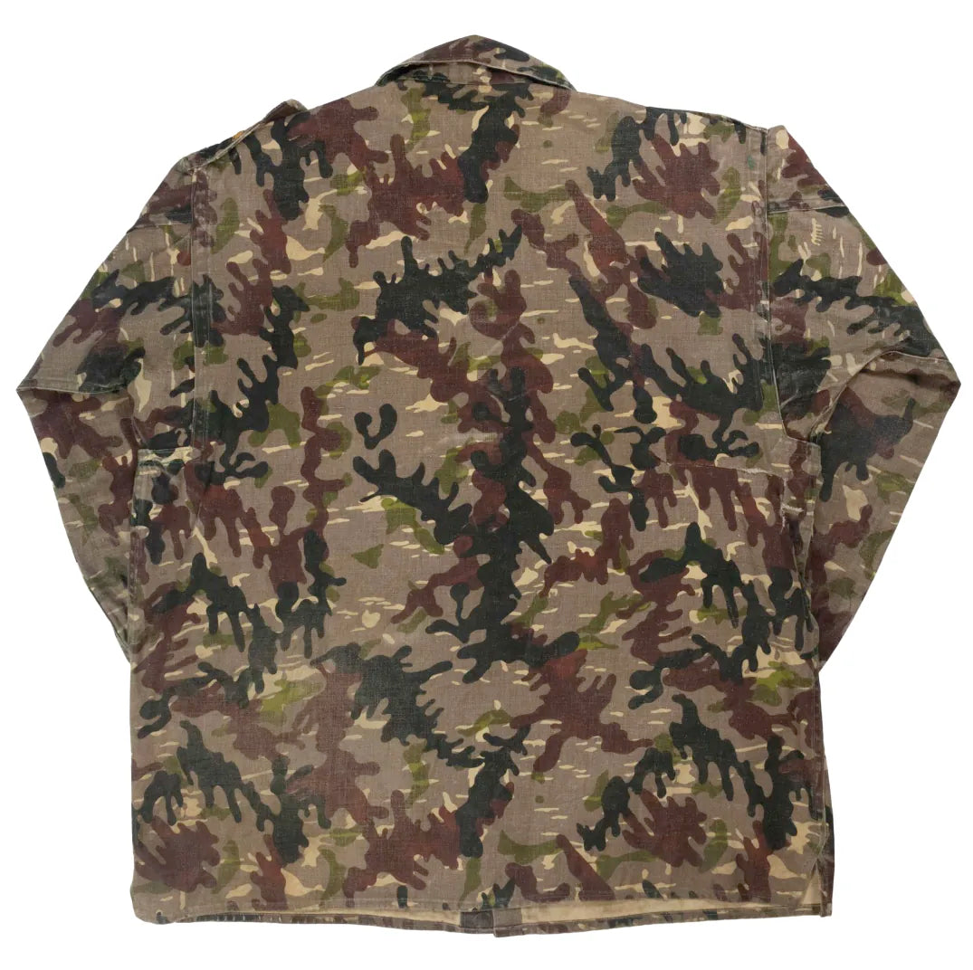 80s「Spanish Army」jigsaw pattern jacket｜1980年代「スペイン軍」ジグソーパターンジャケット