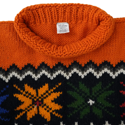 90s「Hand made」Ecuador knit|1990年代「ハンドメイド」エクアドルニット