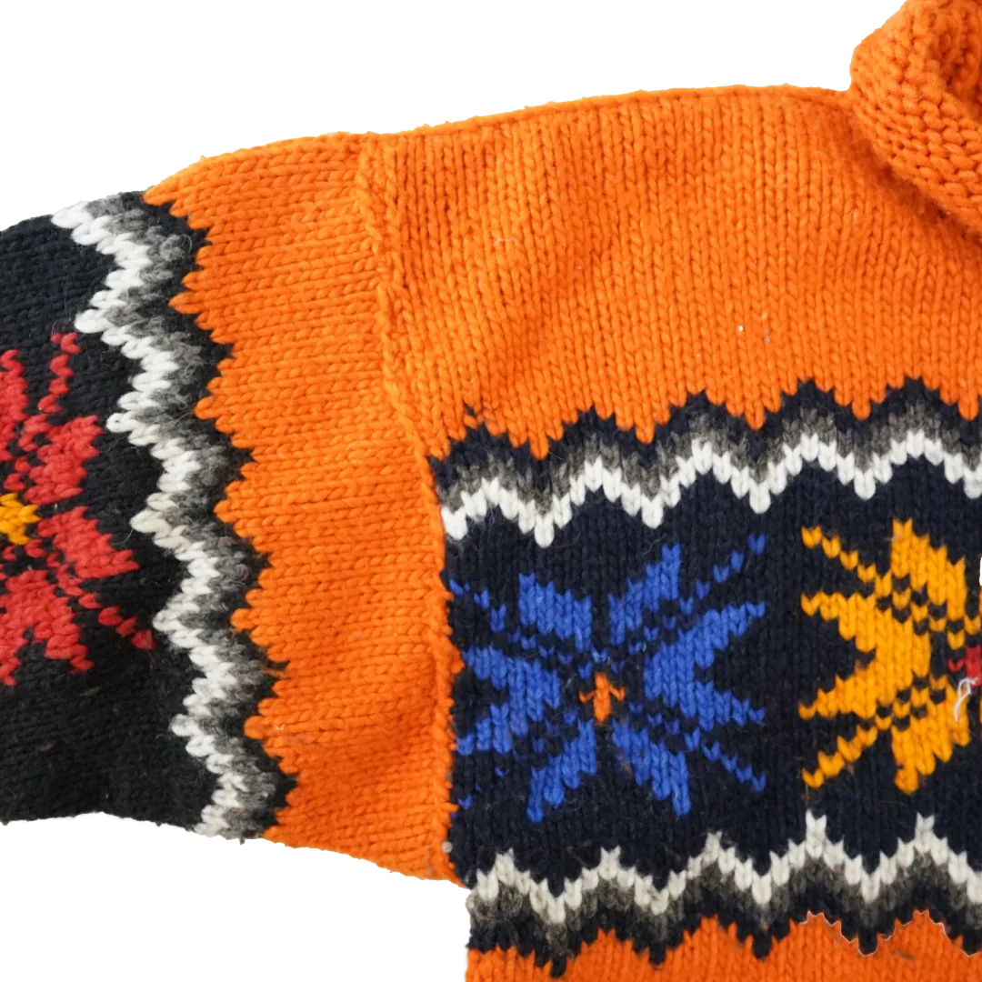 90s「Hand made」Ecuador knit|1990年代「ハンドメイド」エクアドルニット