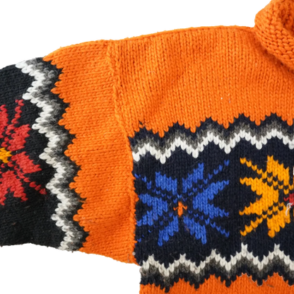 90s「Hand made」Ecuador knit|1990年代「ハンドメイド」エクアドルニット