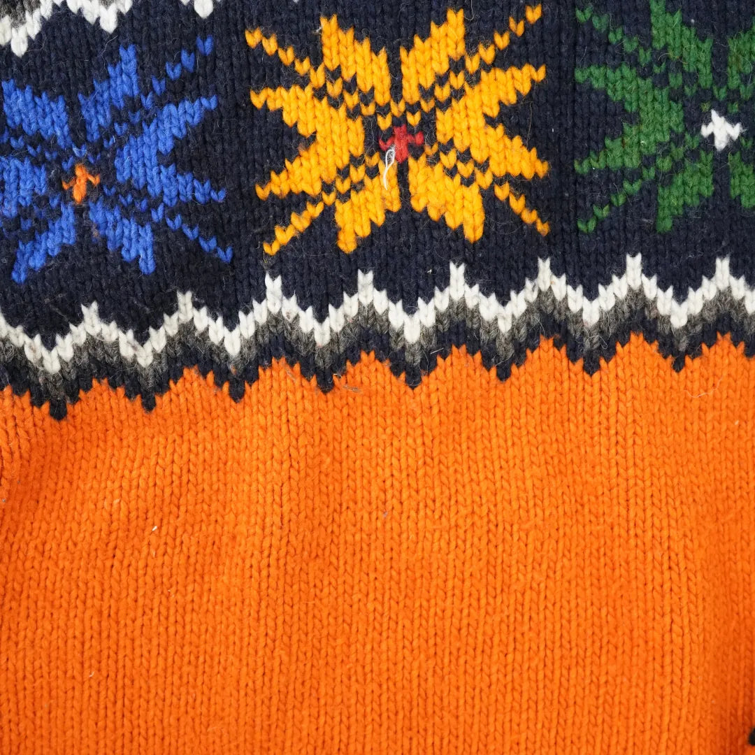 90s「Hand made」Ecuador knit|1990年代「ハンドメイド」エクアドルニット