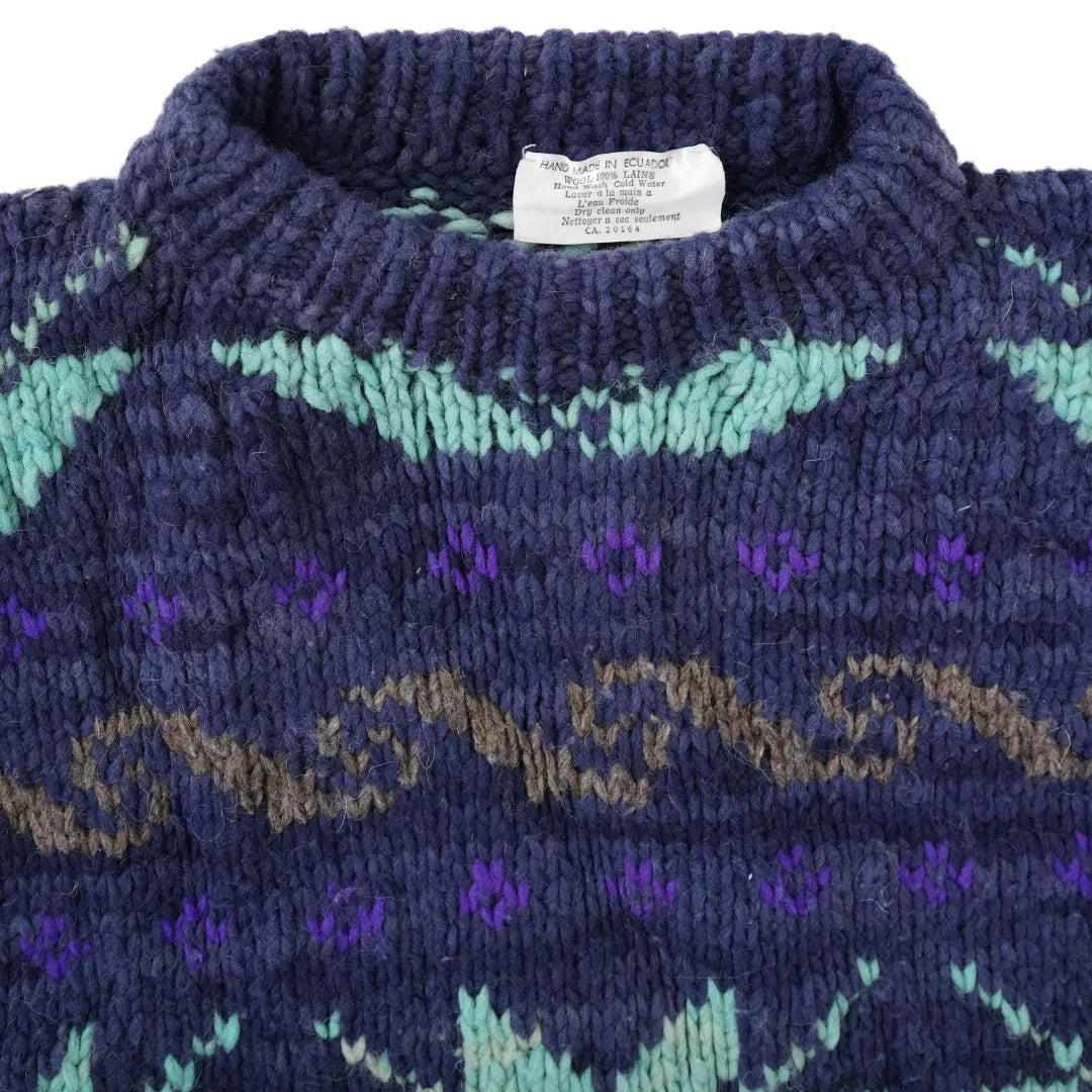 90s~「Hand made」Ecuador knit|1990年代～「ハンドメイド」エクアドルニット