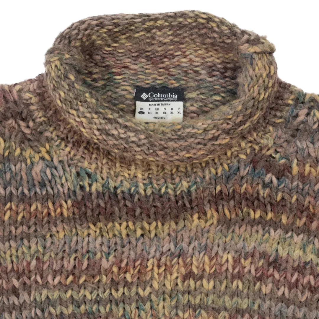00s「Columbia」Roll neck knit｜2000年代「コロンビア」ロールネックニット