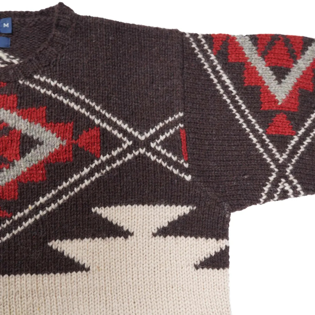 00s 「Ralph Lauren」Native design knit｜2000年代「ラルフローレン」ネイティブ柄ニット