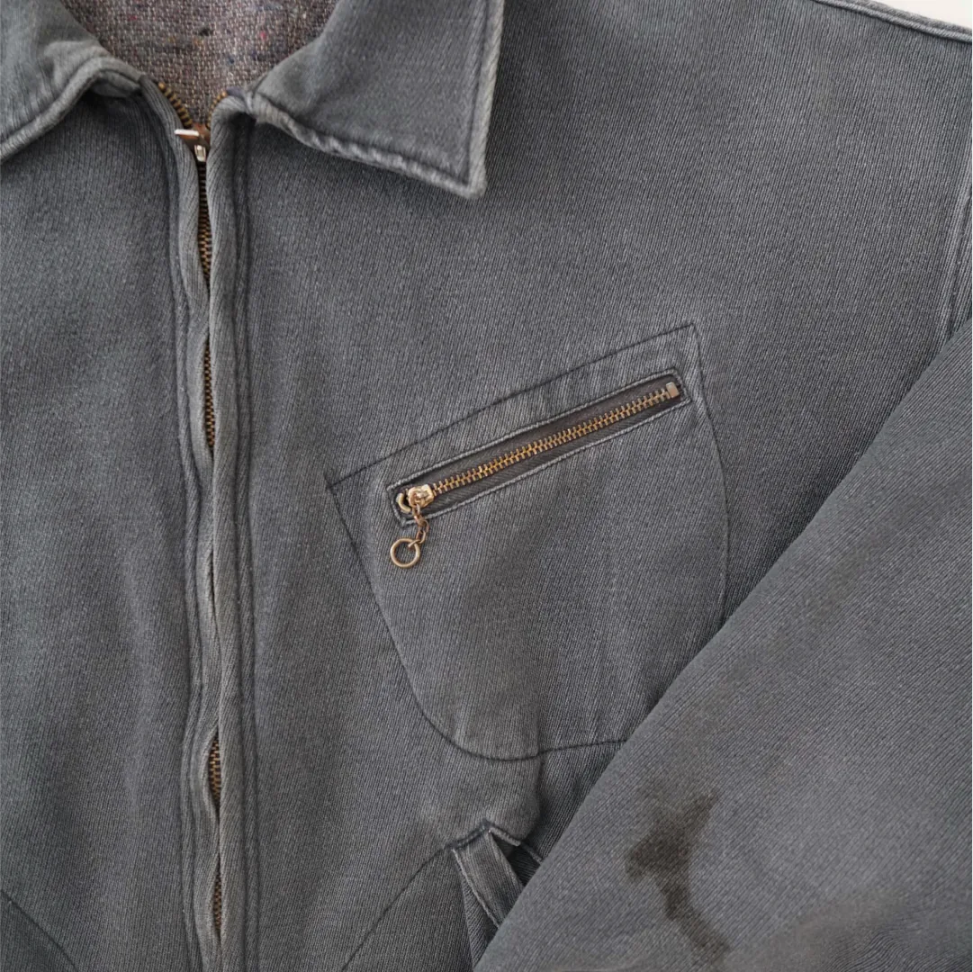 60s「unknown」sweat work jacket|1960年代~「ブランド不明」スウェットワークジャケット