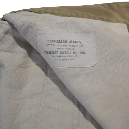60s 「US Army」Chino trouser｜1960年代「アメリカ軍」チノパンツ