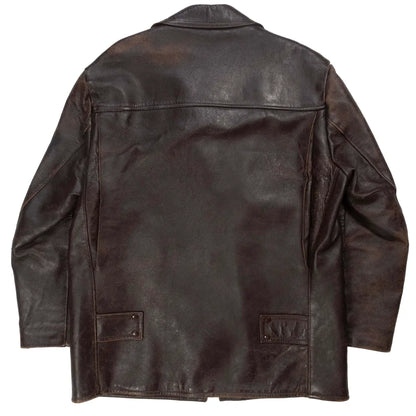 Euro vintage leather coat 【最終値下げ】 60s~ 「Euro vintage」leather carcoat|1960年代「ユーロ