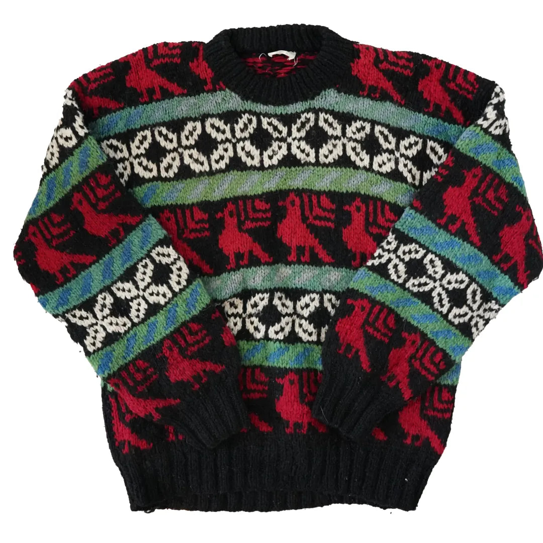 90s「Hand made」Ecuador knit|1990年代「ハンドメイド」エクアドルニット