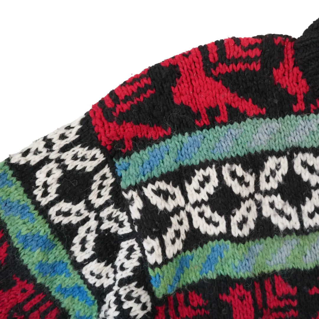 90s「Hand made」Ecuador knit|1990年代「ハンドメイド」エクアドルニット
