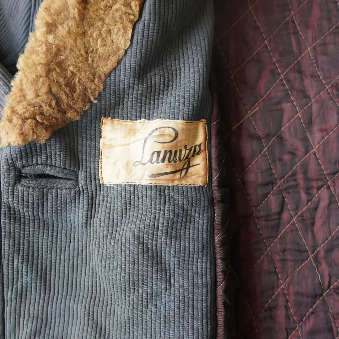 50s~「Lanuza」corduroy gang coat|1950年代〜コーデュロイギャングコート